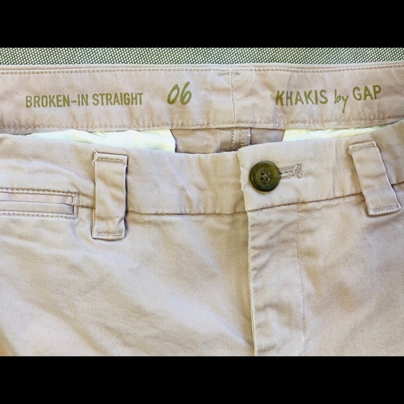 Blush Broken-in Straight Khakis by Gap - Picture 4 of 4